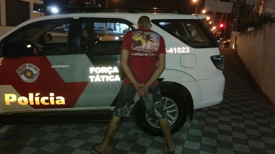 Foragido da polícia é preso pela Força Tática de Jacareí